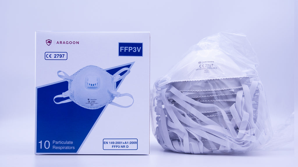 120 Nos. P3V N99 Valved Face Mask (ARP90V | AP3V) FFP3V.