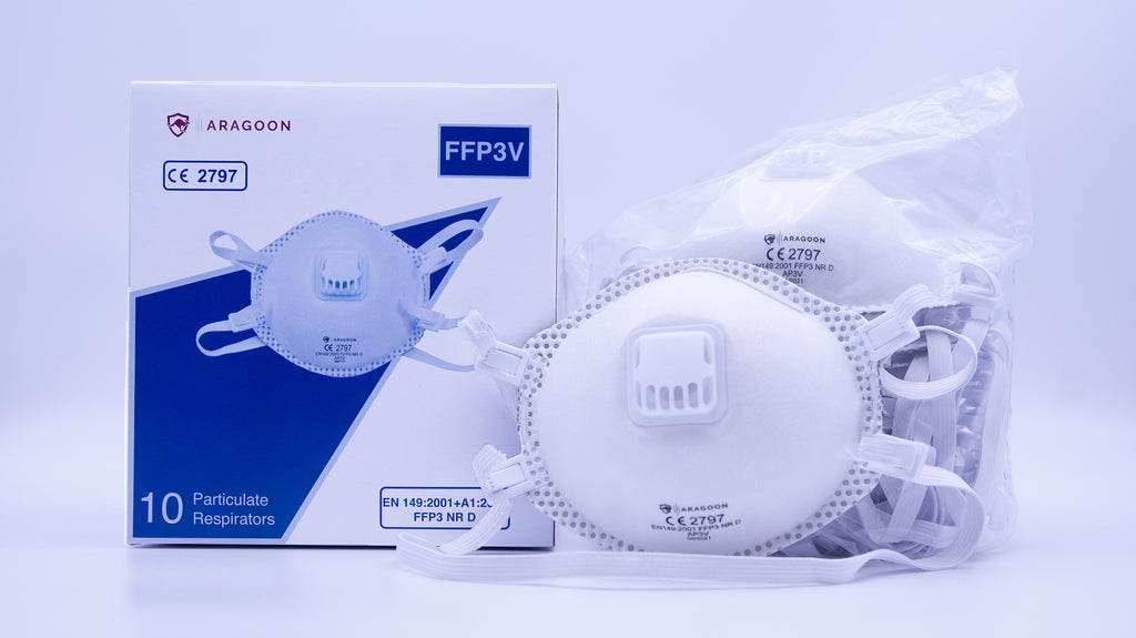 120 Nos. P3V N99 Valved Face Mask (ARP90V | AP3V) FFP3V.