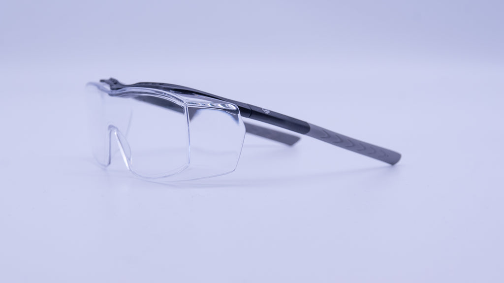 300 pairs Coverfit | Safety Glasses - Over Spectacles, Anti Scratch & Fog, Co-mold Adjustable metal core.