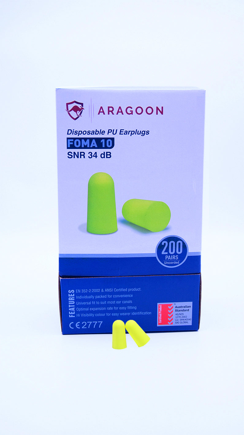 20 boxes FOMA 10 Earplugs Dispenser (200 Pairs each), total of (4000 Pairs).