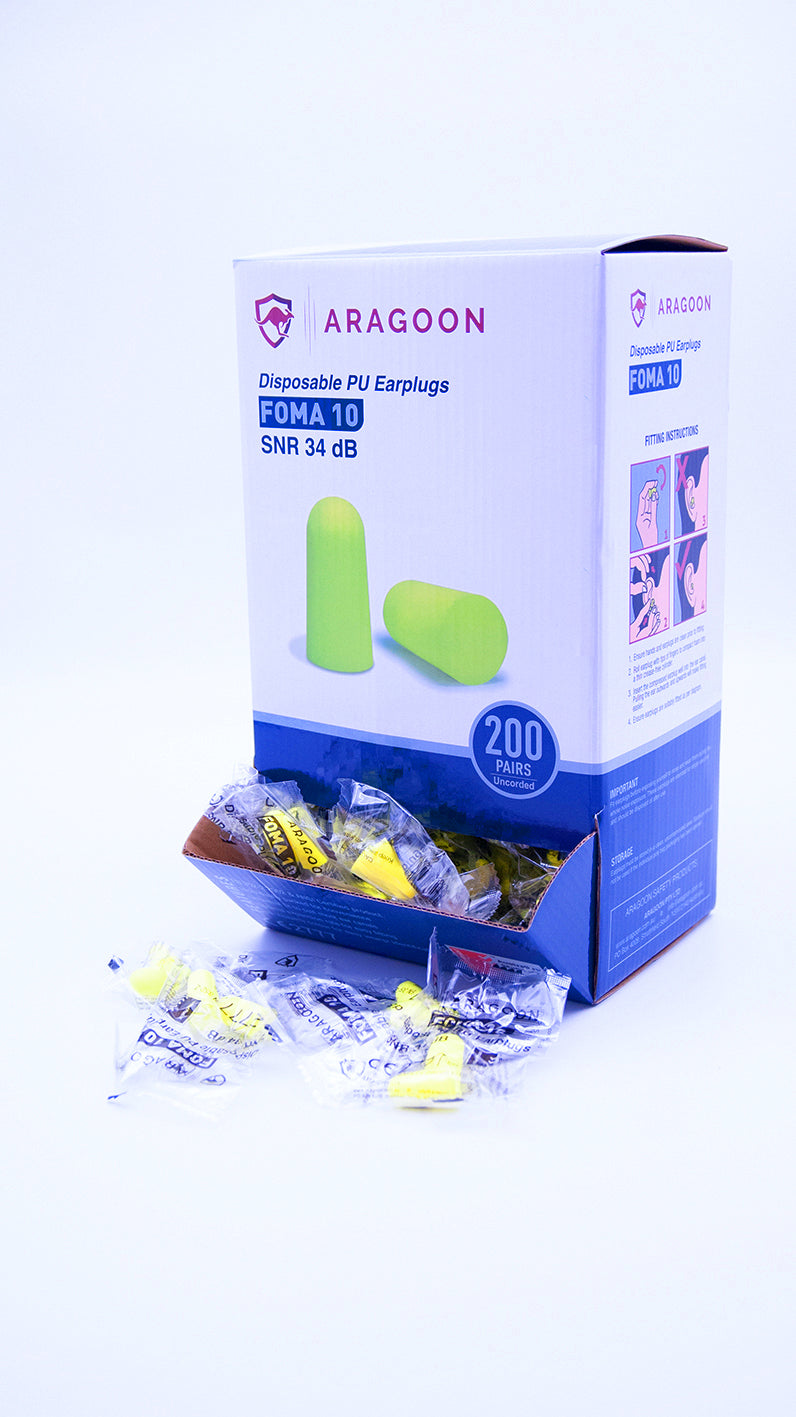 20 boxes FOMA 10 Earplugs Dispenser (200 Pairs each), total of (4000 Pairs).