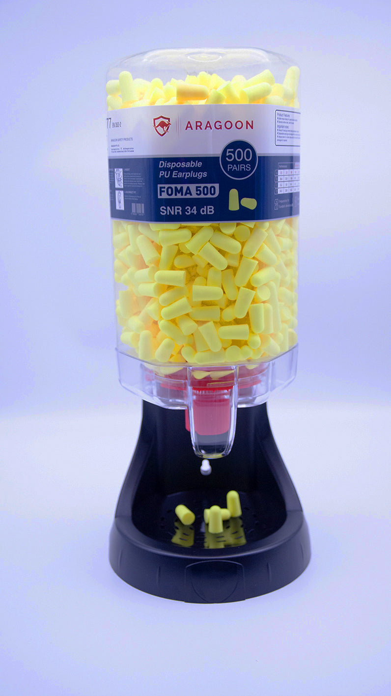 4 sets FOMA 500 Earplugs Dispenser (500 Pairseach),  total of (2000 pairs)