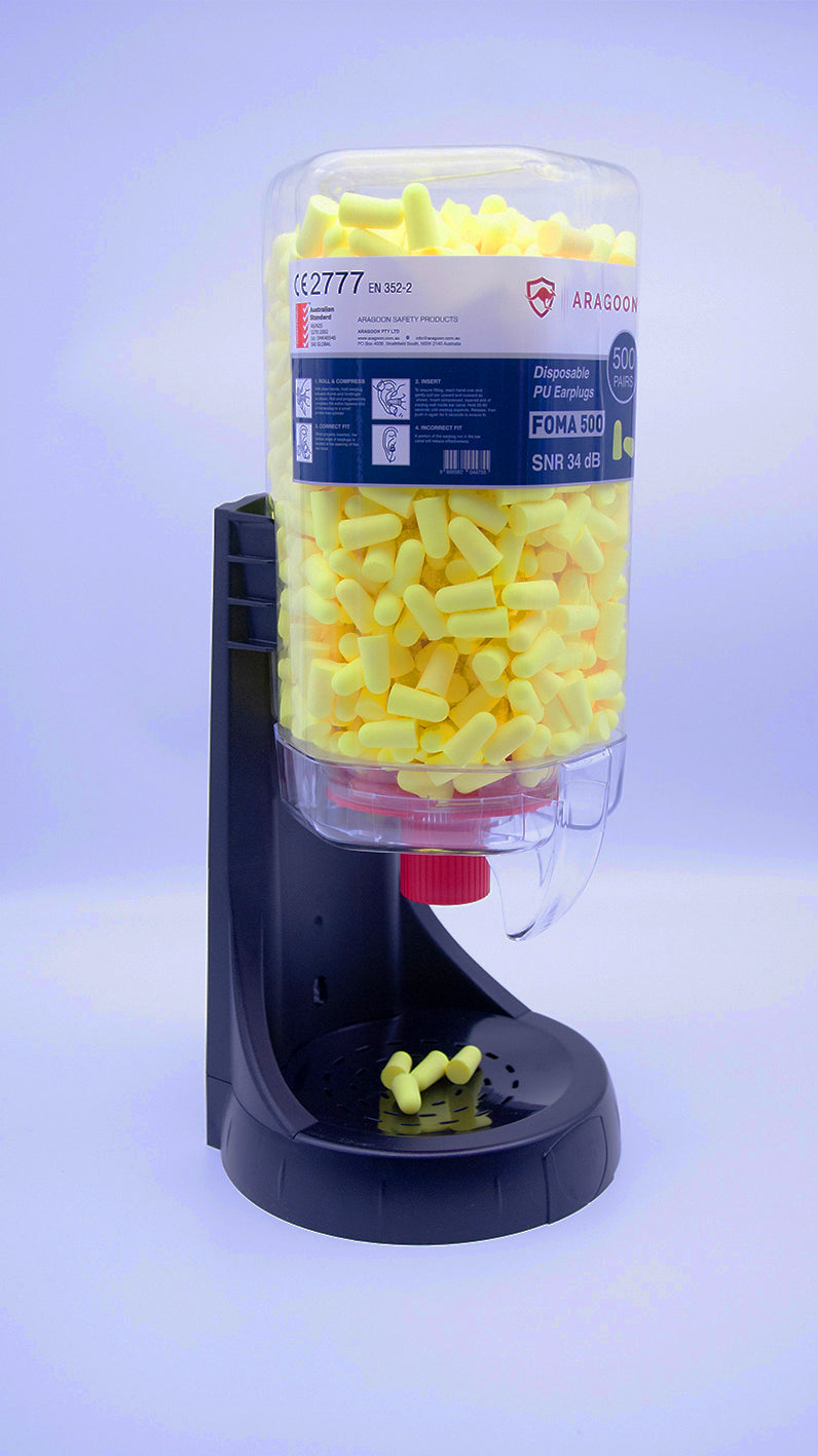 4 sets FOMA 500 Earplugs Dispenser (500 Pairseach),  total of (2000 pairs)