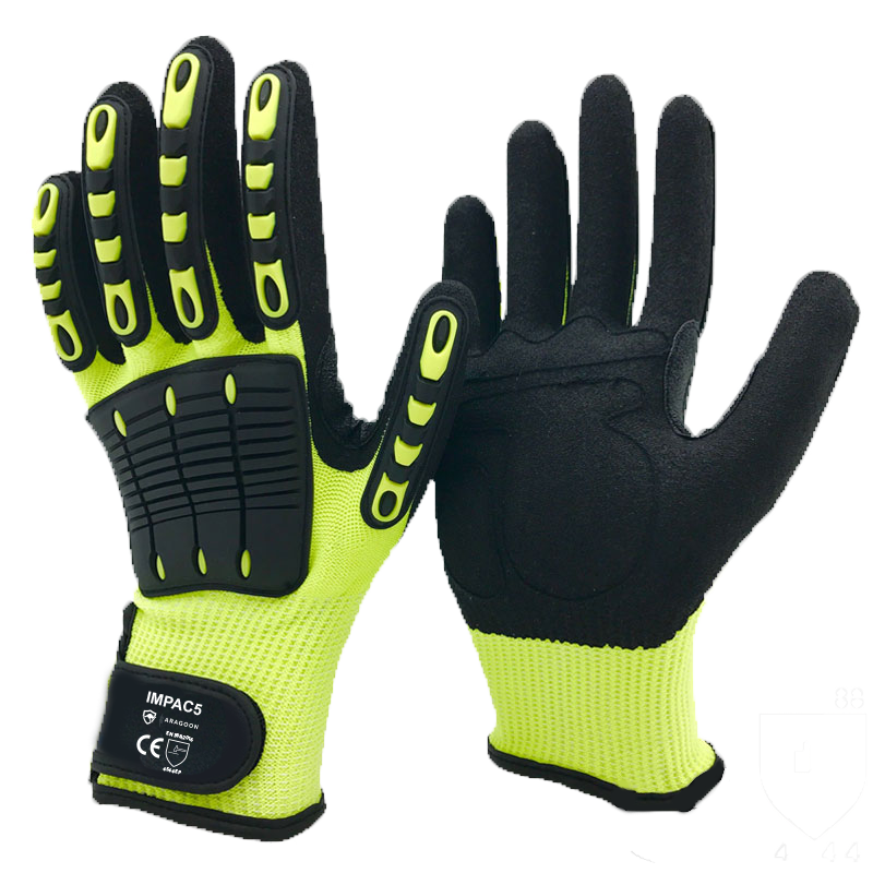 60 Pairs IMPAC5- Impact & Vibration resistant Glove.